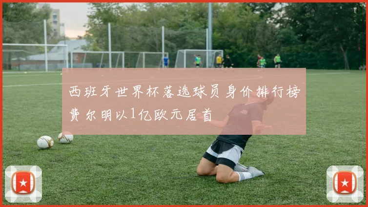 西班牙世界杯落选球员身价排行榜费尔明以1亿欧元居首